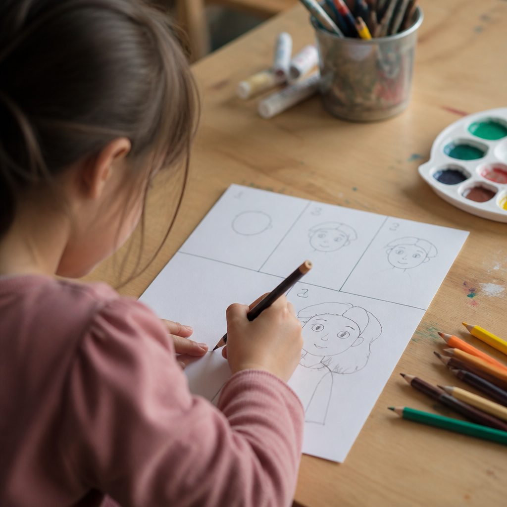Les quatre étapes du dessin de l’enfant : Atelier d'arts plastiques pour enfant : quel age, quelles techniques